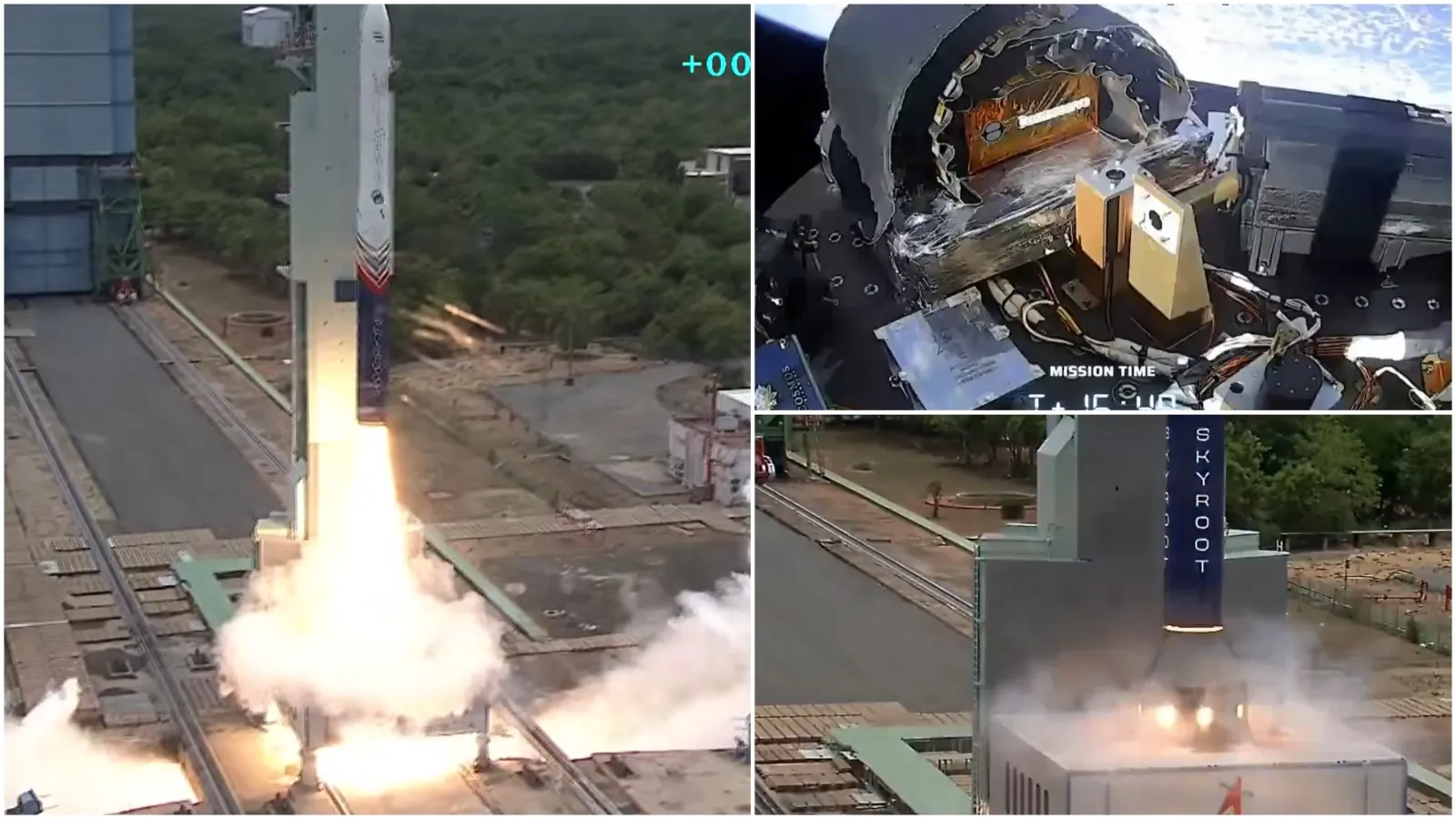 Vikram-1 lifts off: Skyroot launches India’s first private orbital-class rocket