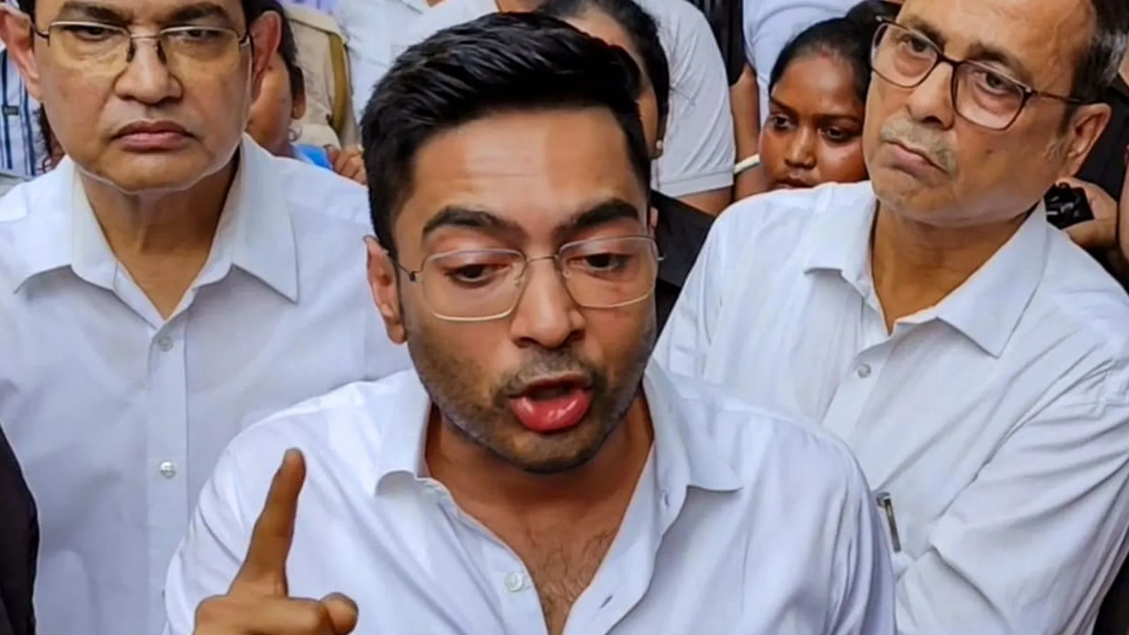 Abhishek Banerjee questioned in street clash case, TMC supporters greet him with slogans