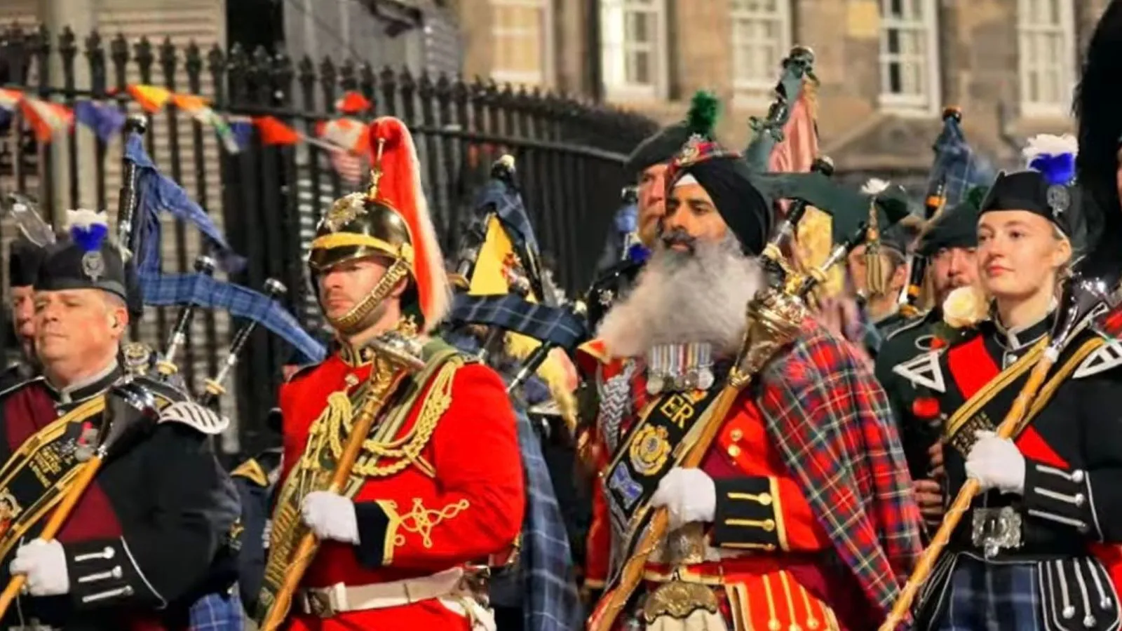 Sikh constable makes history, leads Vancouver cop band at Edinburgh parade