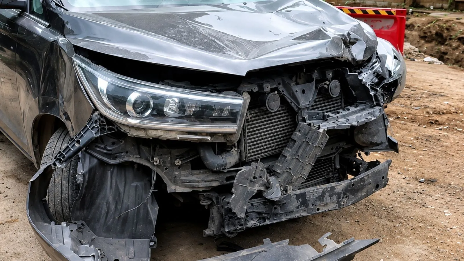 SUV hits daily wager, man helps him, another car runs both over. Art director’s son held