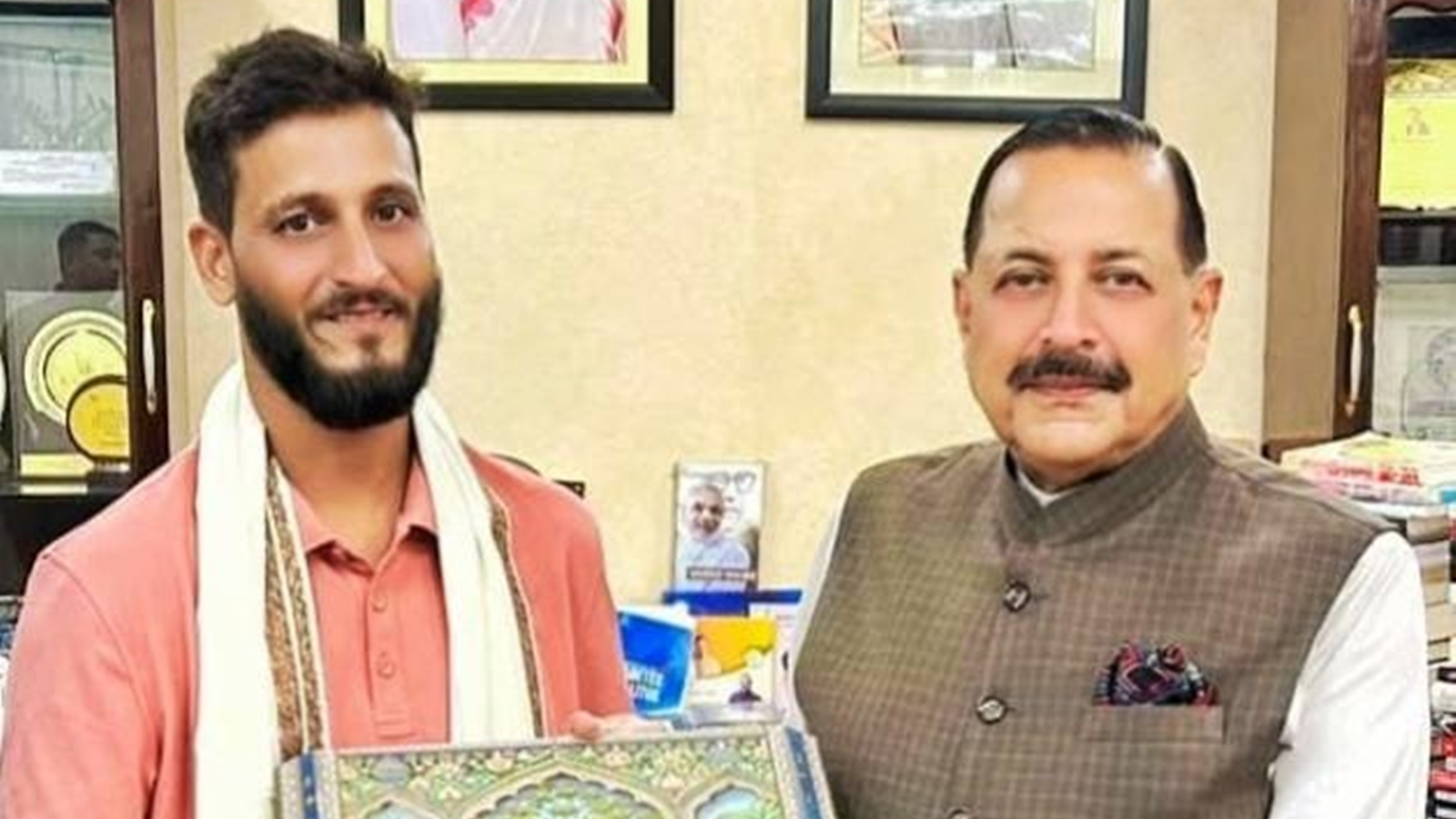 A Kashmir presence at Delhi protests: A man who backs Modi