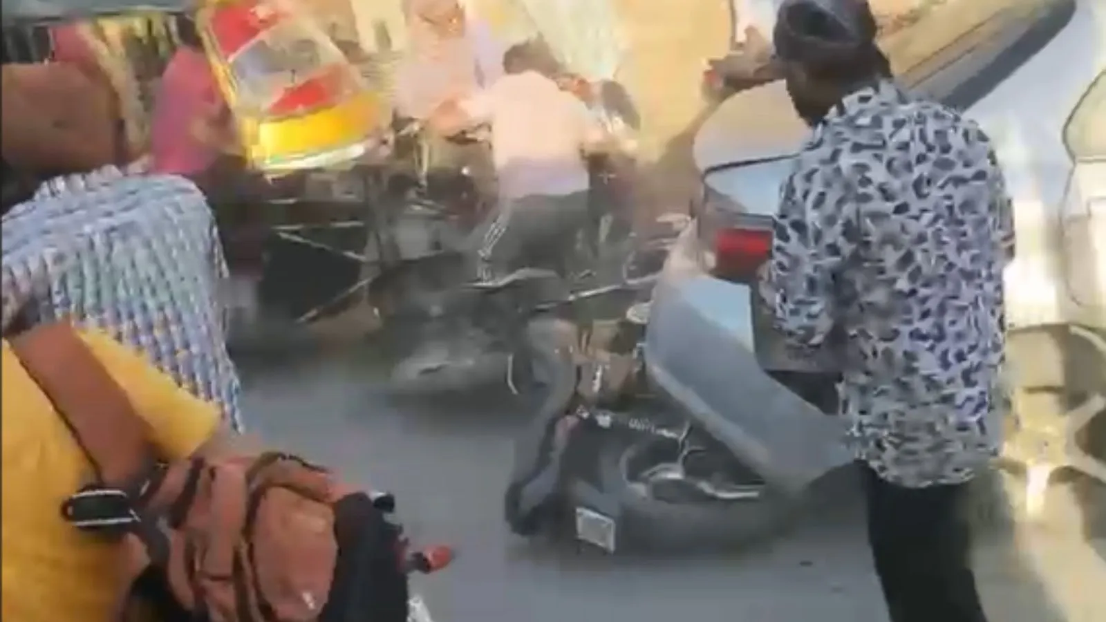 Viral video: Ludhiana man goes on rampage, tries to mow ex-wife, her mother