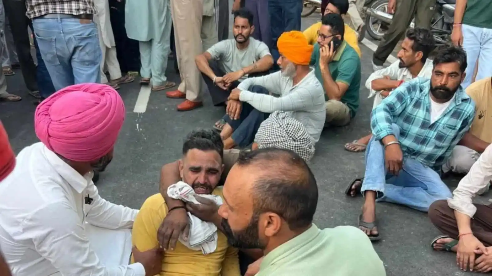 A crushed tiffin, a broken bucket, mangled vehicles and a Sangrur village plunged into grief