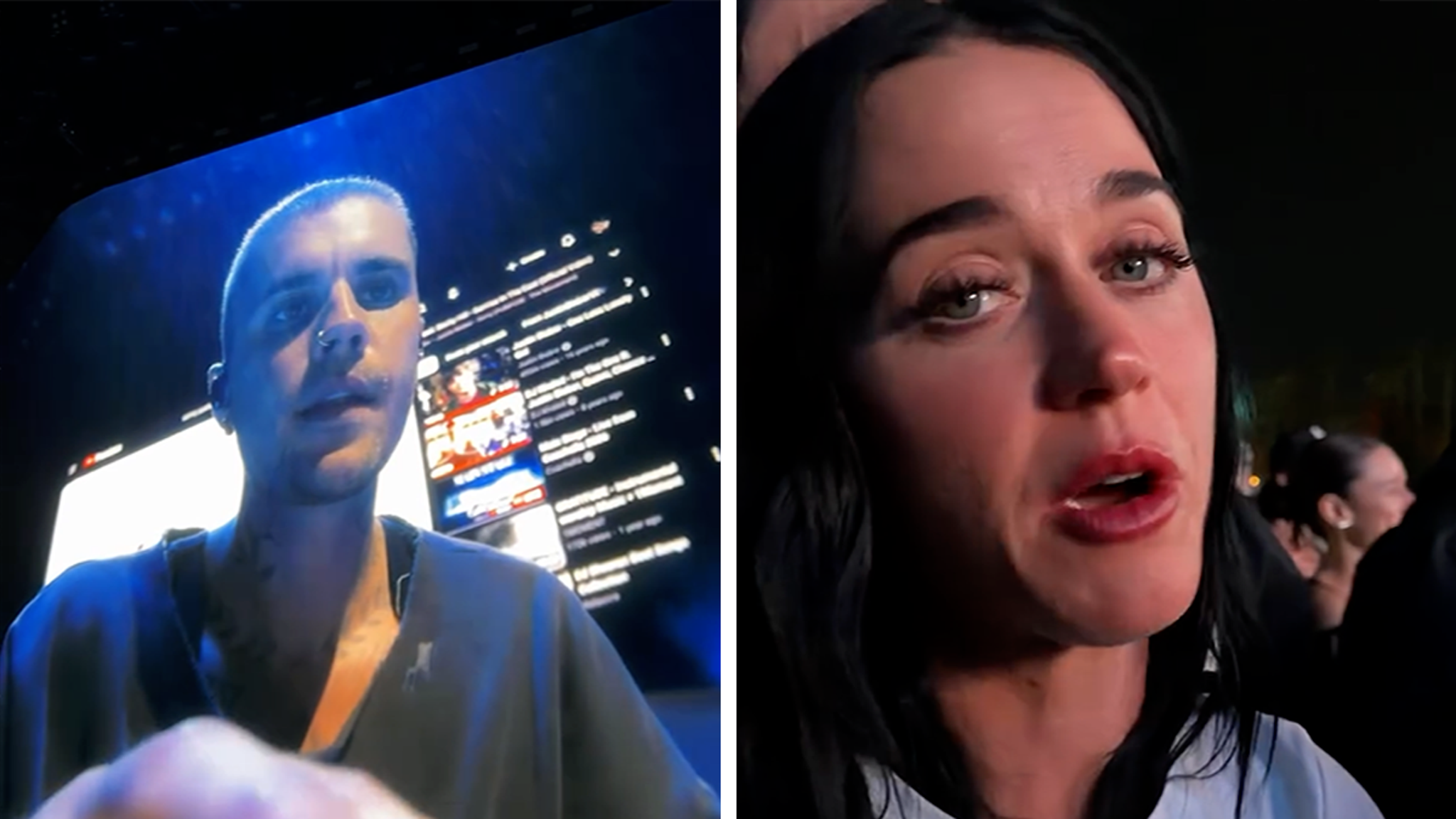 Katy Perry Jokes 'Thank God He Has Premium' During Justin Bieber's Coachella Set - TMZ