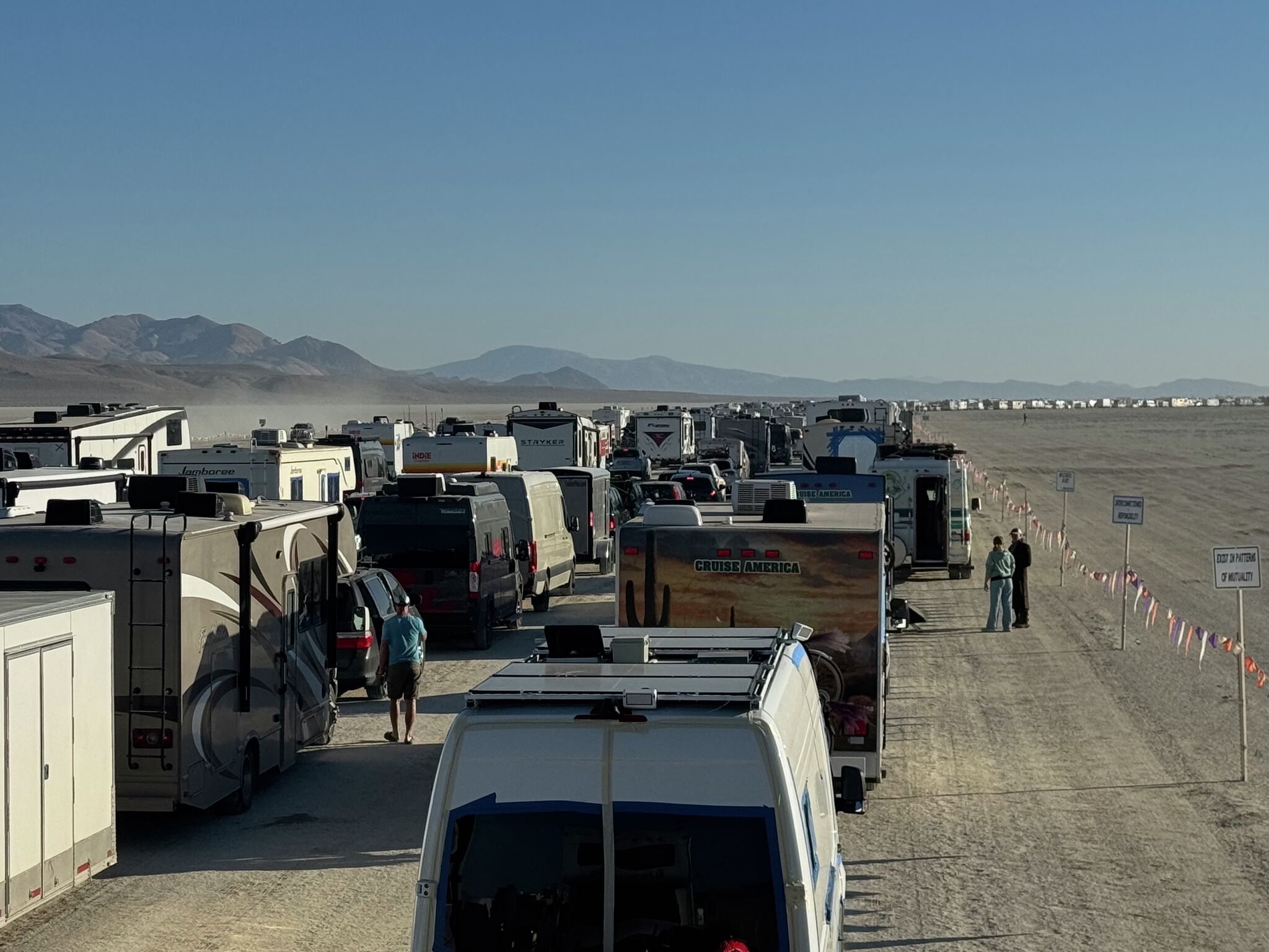 The wait to get to the Burning Man gate is over 8 hours long - SFGATE