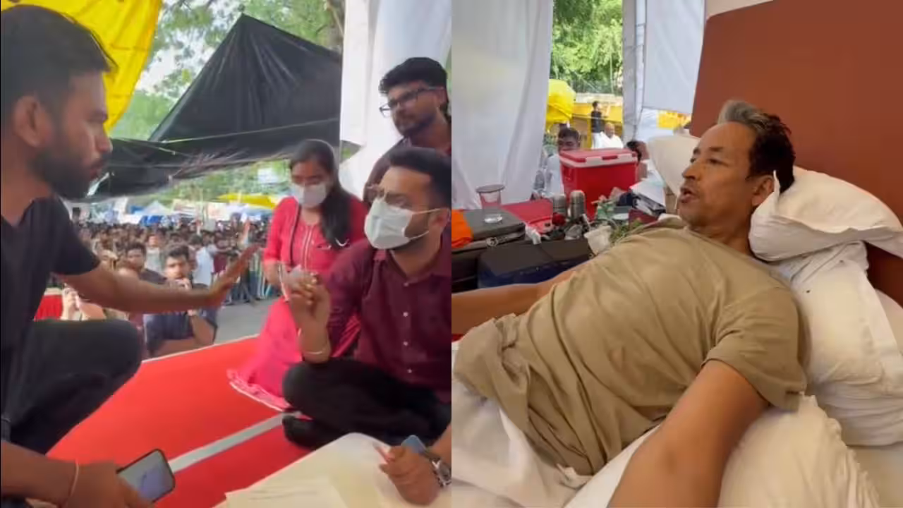 Wangchuk opposed hospitalisation a day before; CJP shares video