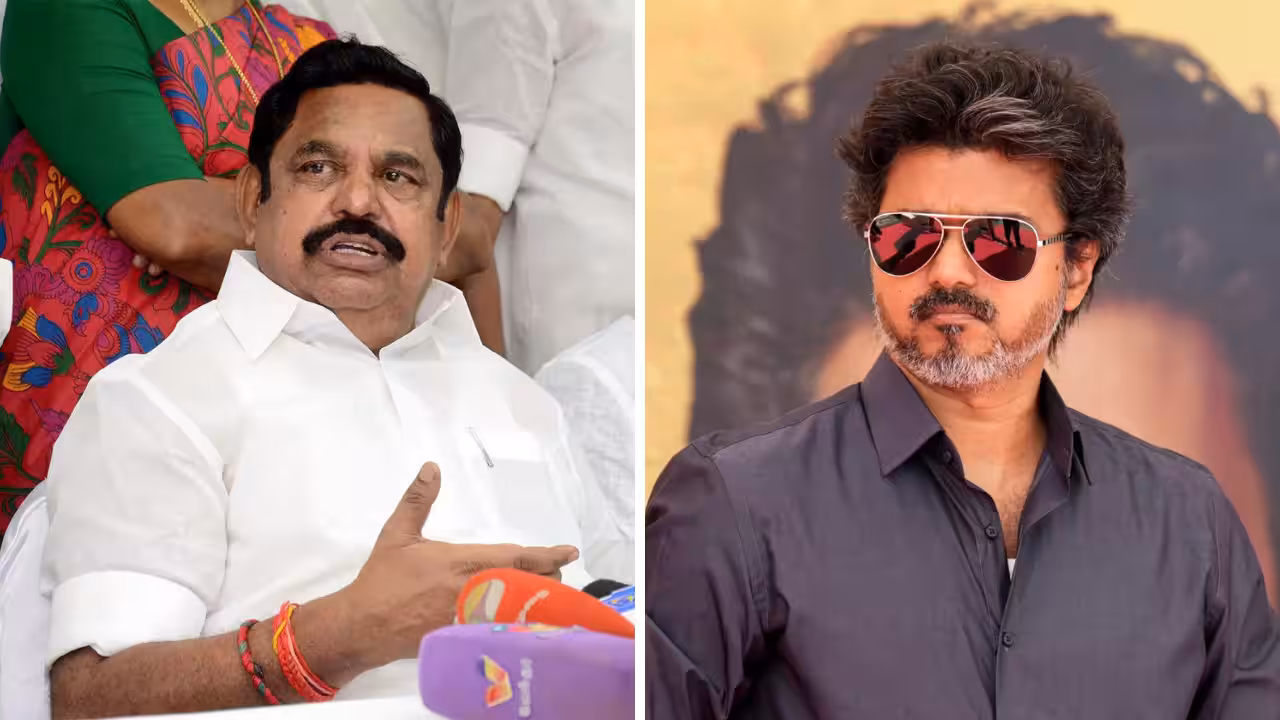 'Can even become US president': EPS takes dig at Vijay's 'PM ambitions'