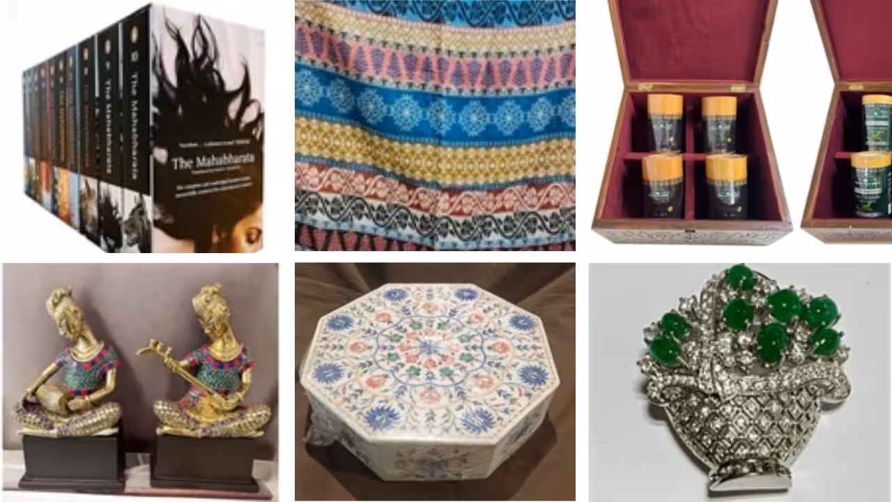 From marble inlay, silk to Mahabharata: What PM Modi gifted leaders at SCO summit