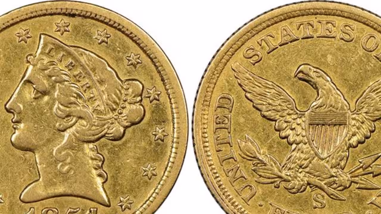 1867 $5 gold coin found in Texas cigar box sells for $97,600