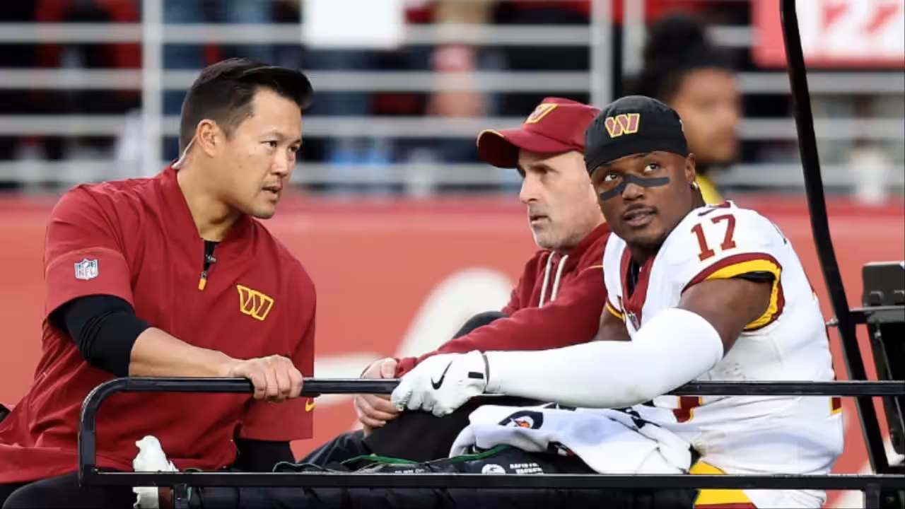 Terry McLaurin injury update: How did a slight push cause a brutal knee injury?