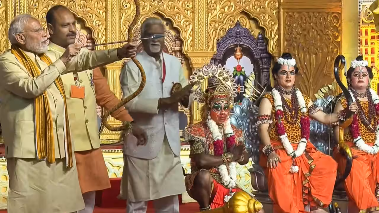 PM Modi invokes 'Ram Rajya' on Dussehra, warns against people hurting India's image